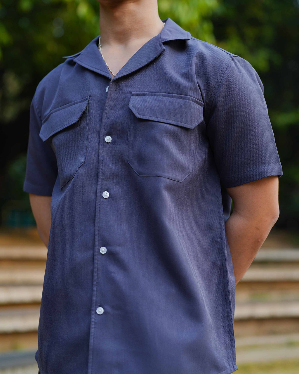 Curtis Cuba - Greystone - Cuban Shirt For Men