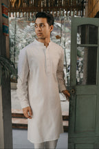 Fareez - Plain White Panjabi