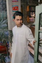 Fareez - Plain White Panjabi