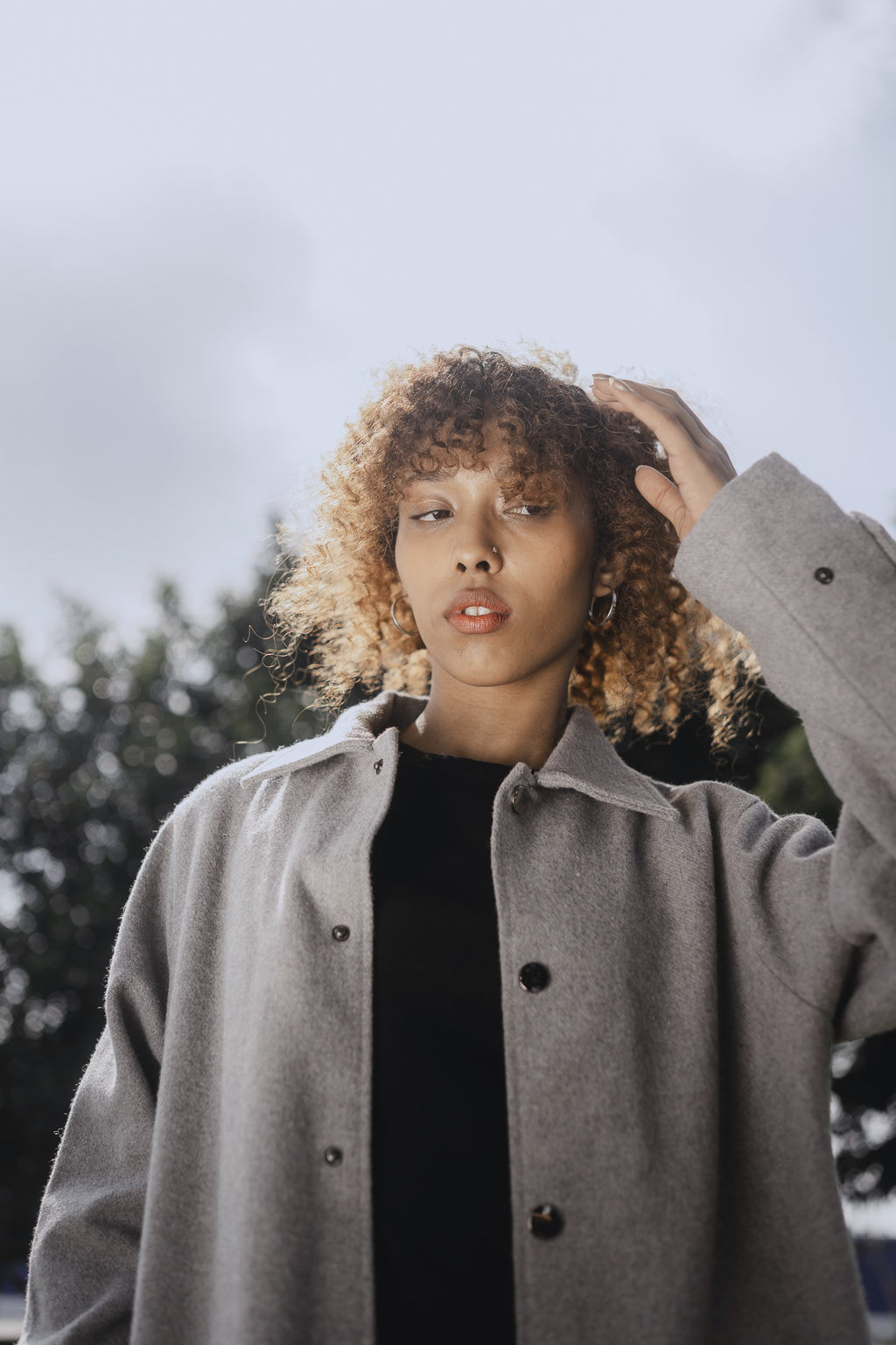 Kieran Coat Deluxe  - Light Grey - Unisex