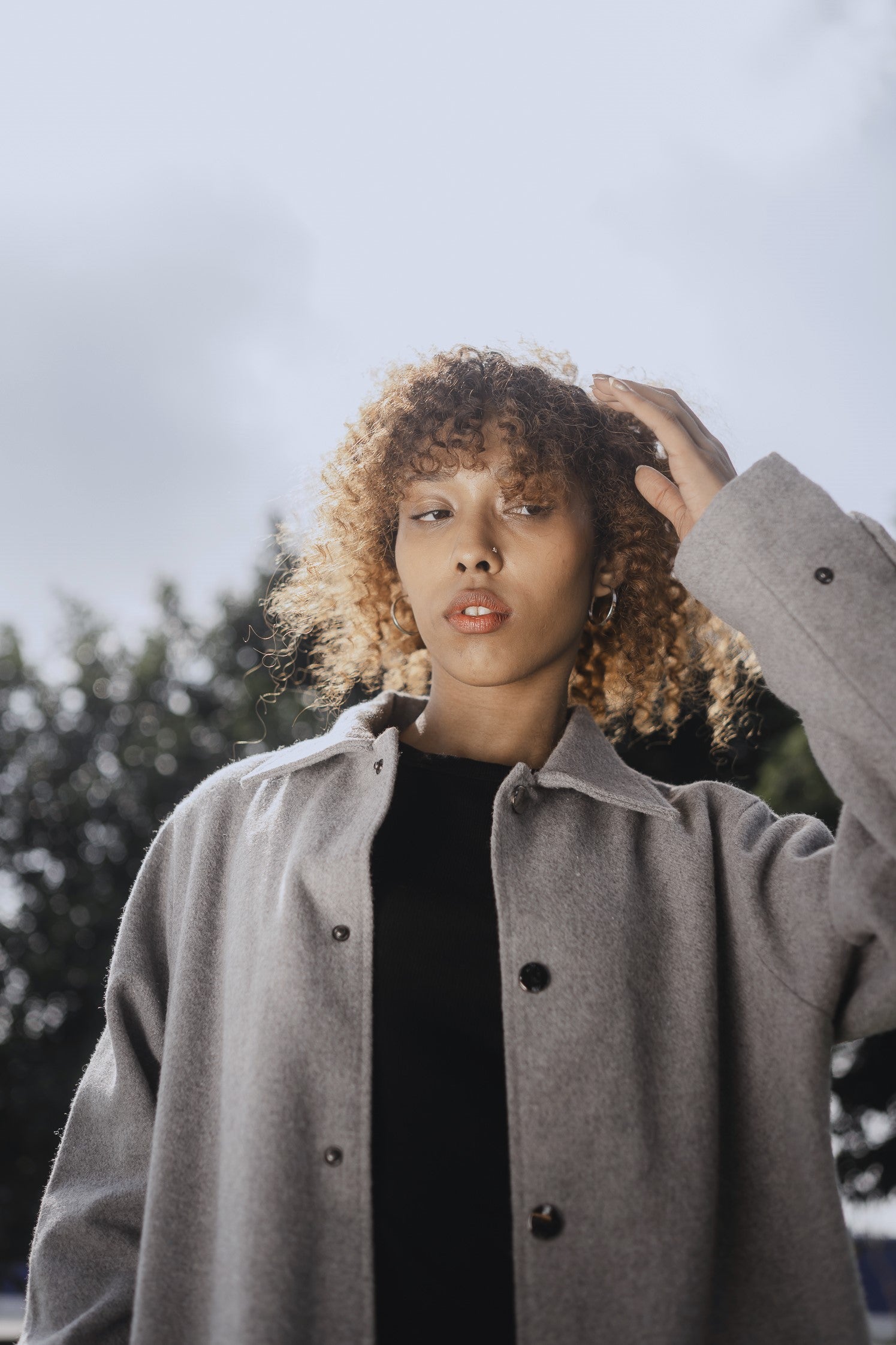 Kieran Coat Deluxe  - Light Grey - Unisex