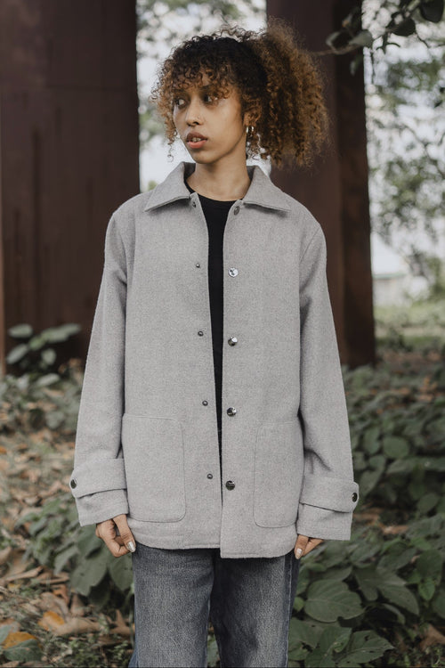 Kieran Coat Deluxe  - Light Grey - Unisex