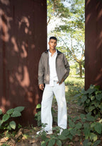 Lightweight Chore Utility Shirt - Charcoal Body with Black Contrast Collar