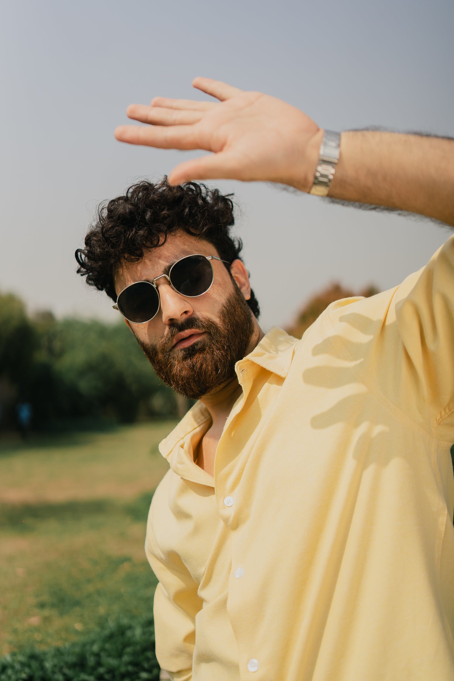 Oxford Shirt for Men - Butter Yellow