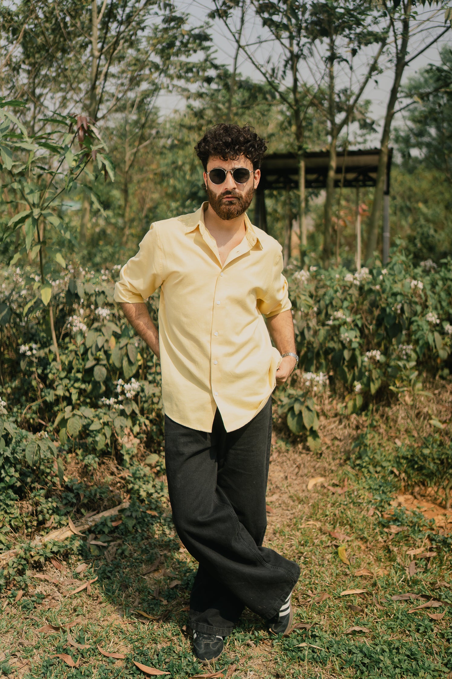 Oxford Shirt for Men - Butter Yellow