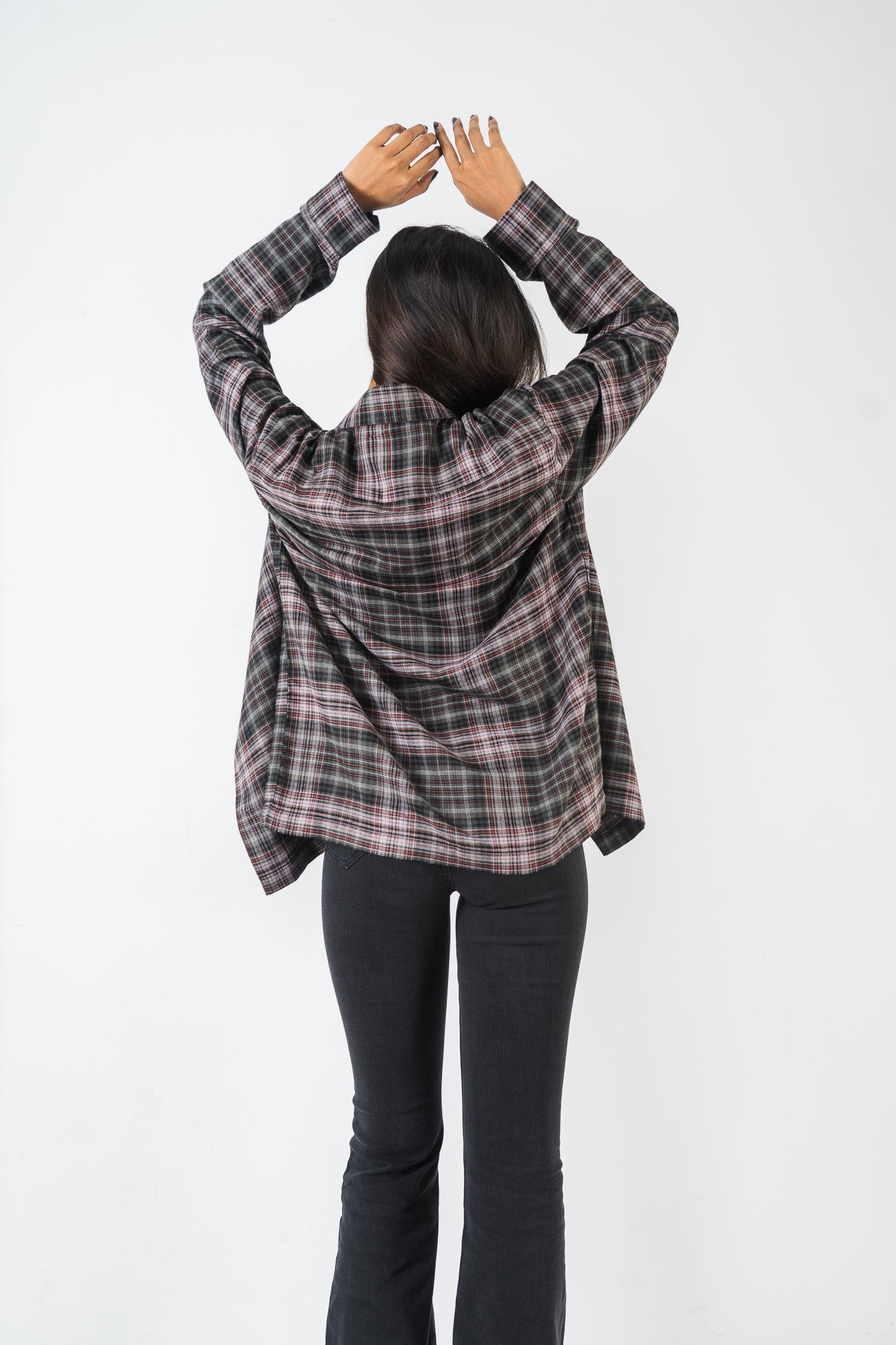 Flannel Shirt - Unisex - Moss & Black