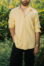 Oxford Shirt for Men - Butter Yellow