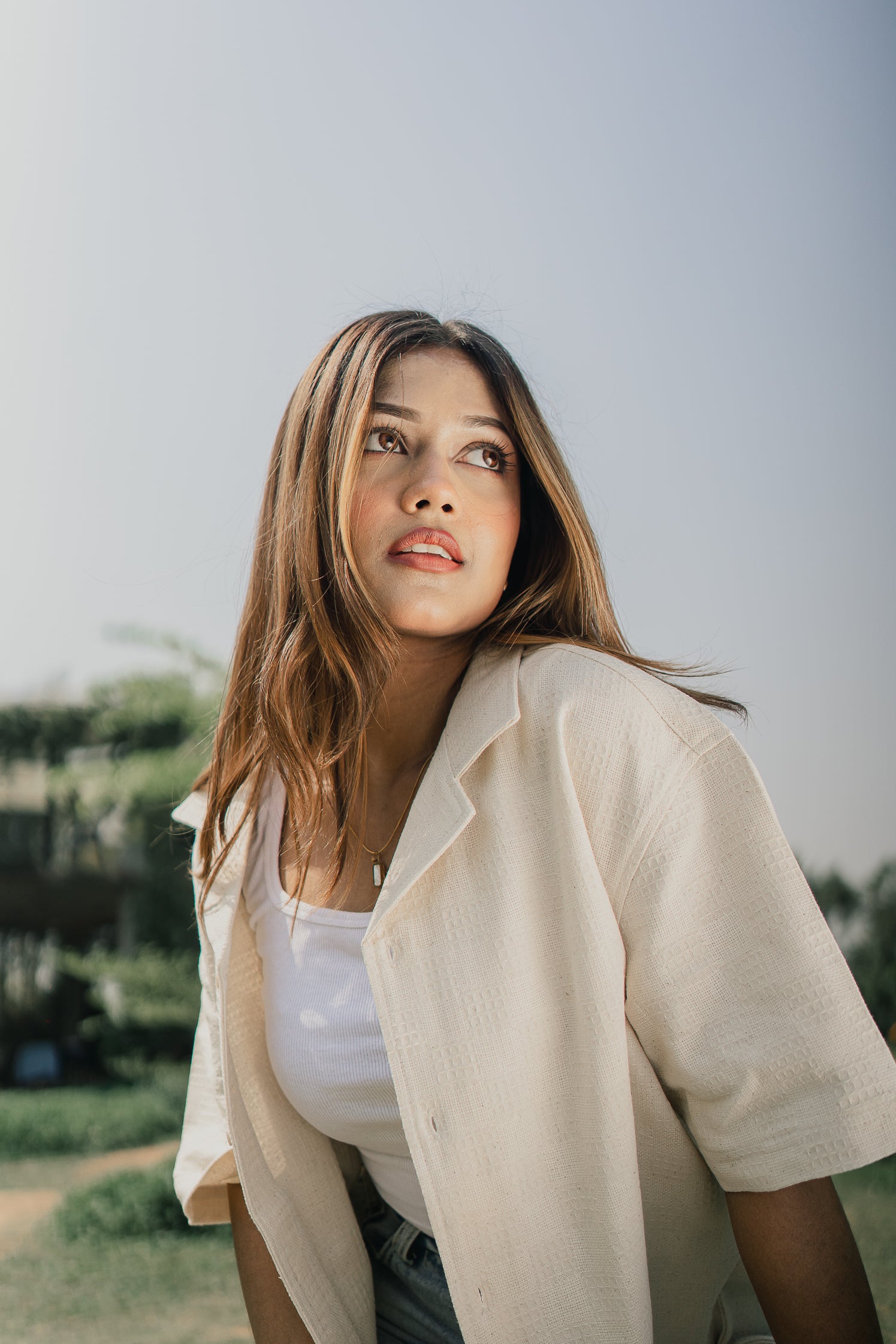 Revere Cuba - Cream Textured Cuba - Revere Shirt - Unisex