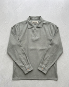 The Amalfi Shirt - Linen V-Placket - Moss Green - Unisex