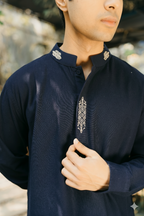 এজরান - ডার্ক অলিভ পাঞ্জাবি 