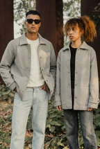Kieran Coat Deluxe  - Light Grey - Unisex