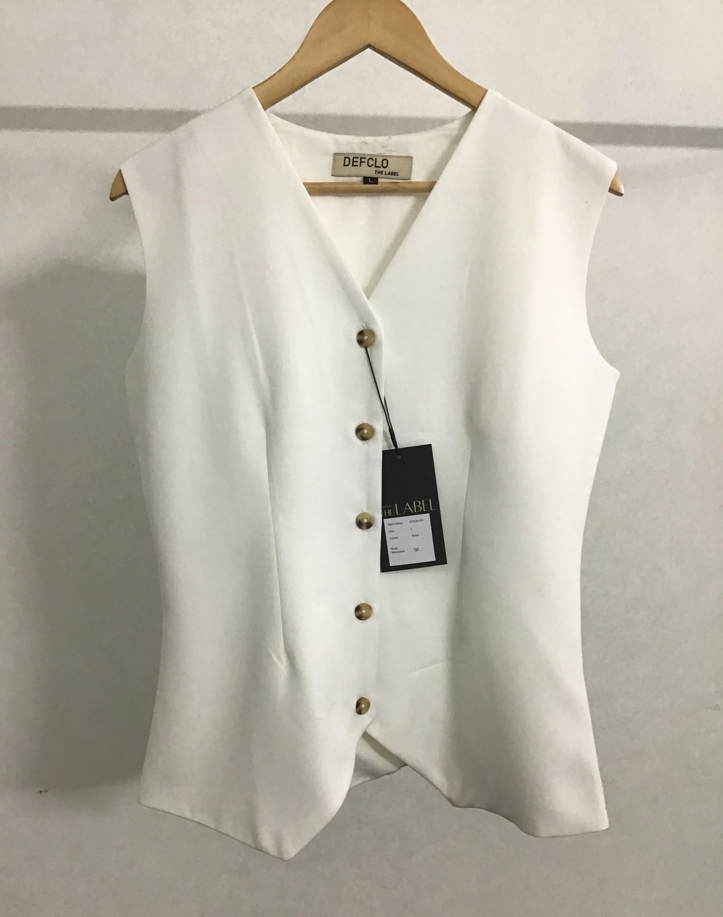 Vest for Women - Off White Waistcoat