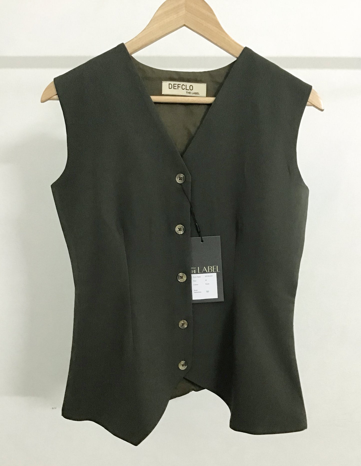 Vest for Women - Olive Waistcoat