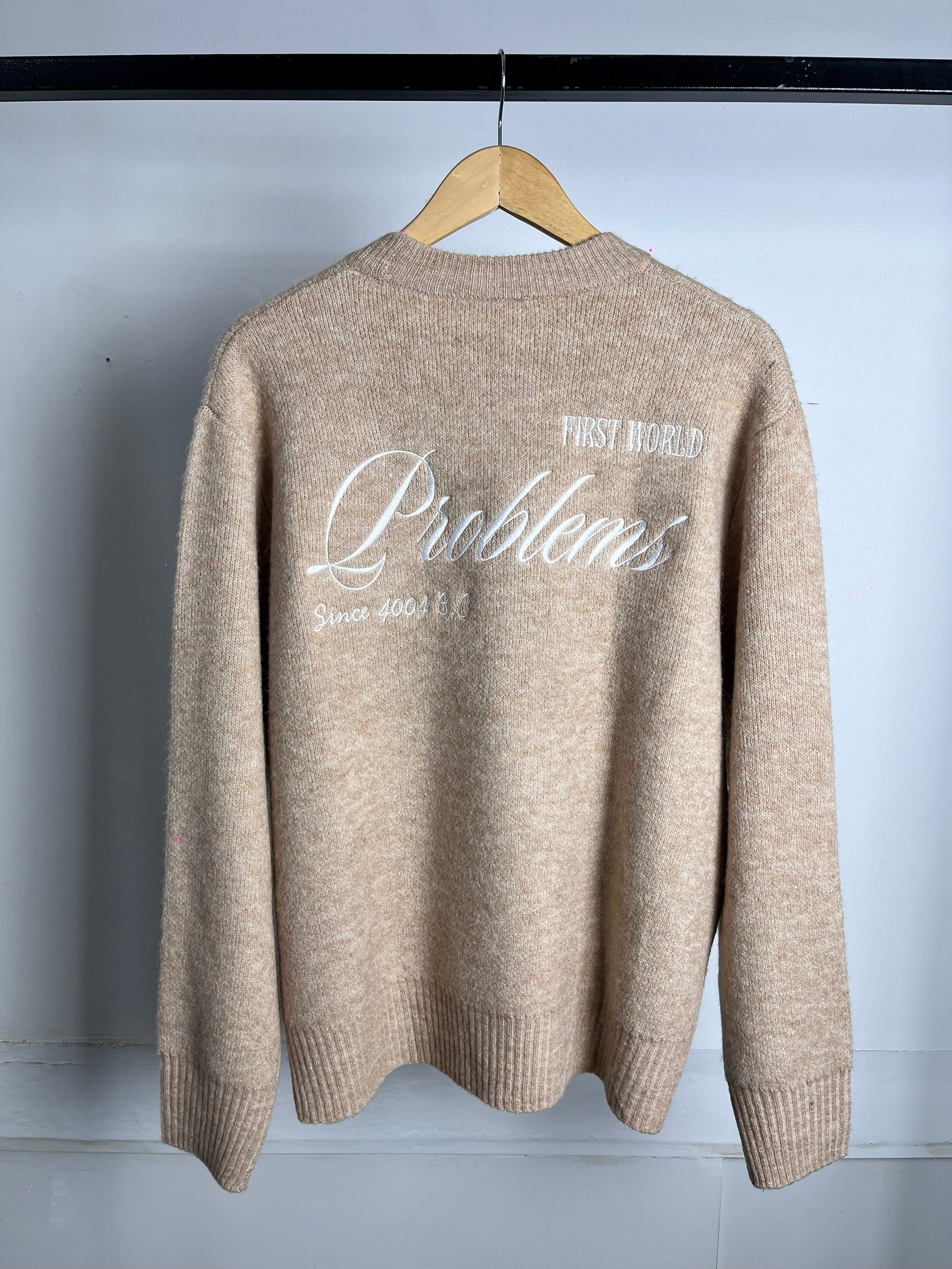 Buy Stockholm Beige - FWP Scandi Academy Crew Knit Sweater