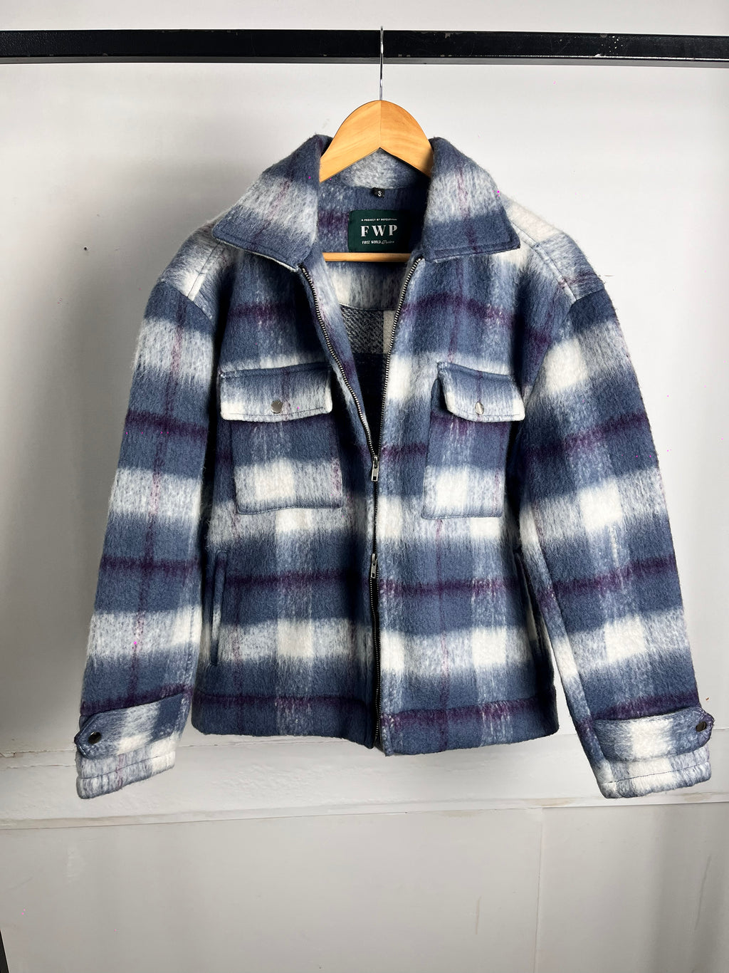 Oslo - Soft Brushed Jacket For Men - Blue