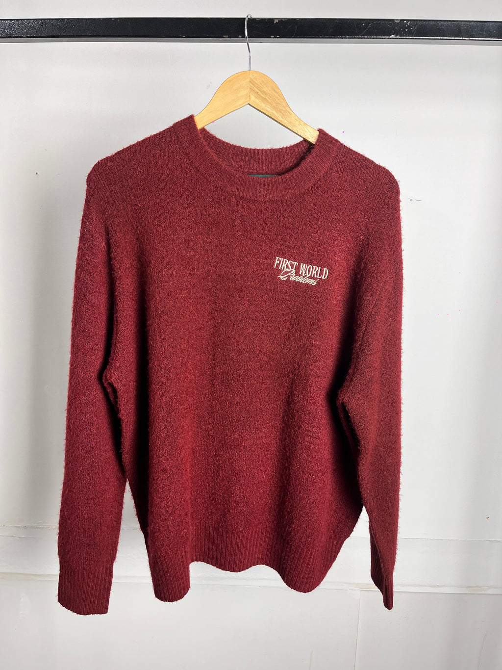Copenhagen Crimson - FWP Scandi Academy Crew Knit Sweater - Unisex