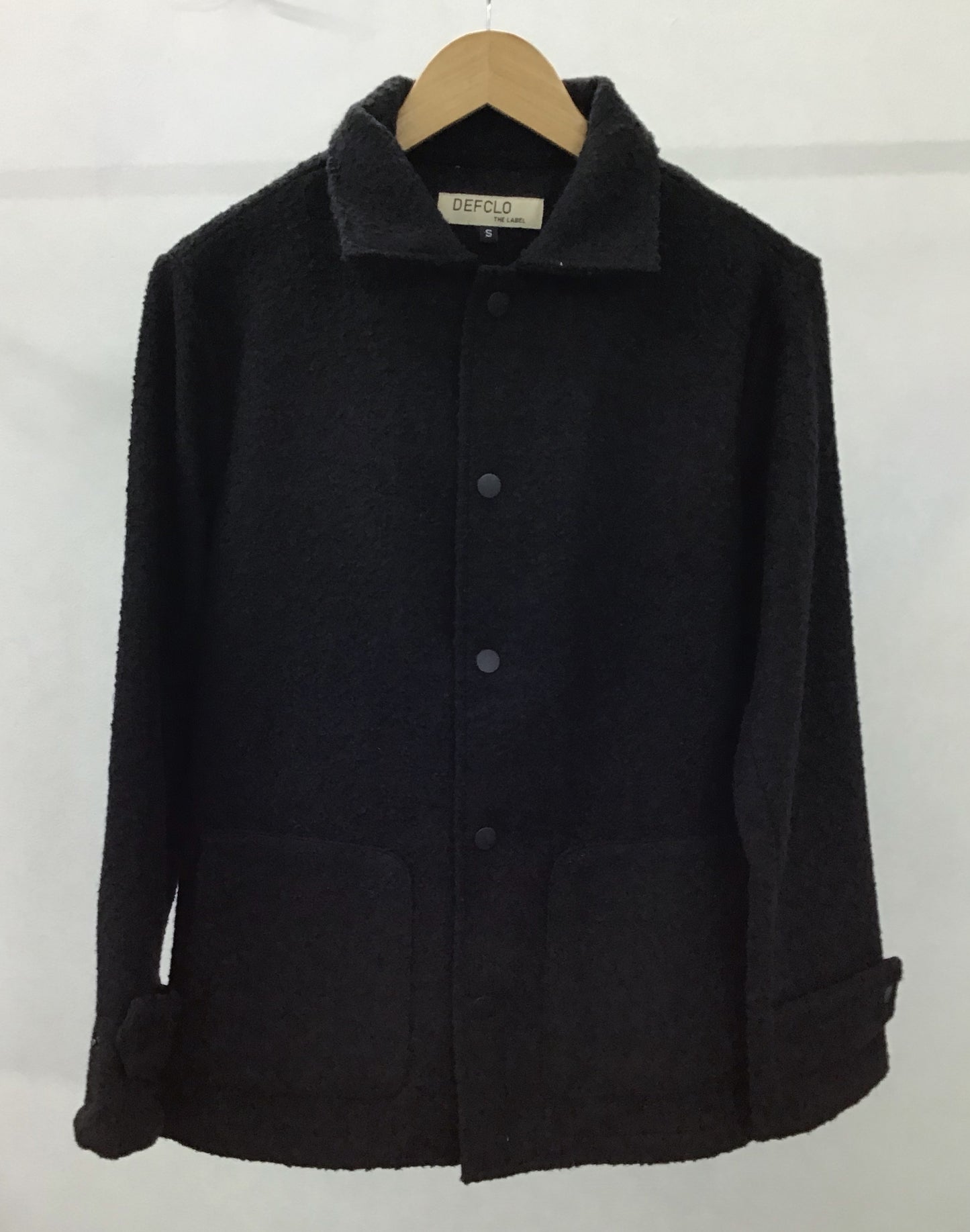 Kieran Coat Deluxe - Unisex - Black Textured