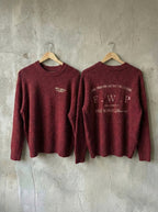 Copenhagen Crimson - FWP Scandi Academy Crew Knit Sweater - Unisex