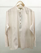 Oxford Henley - Katua - For Men - Cream