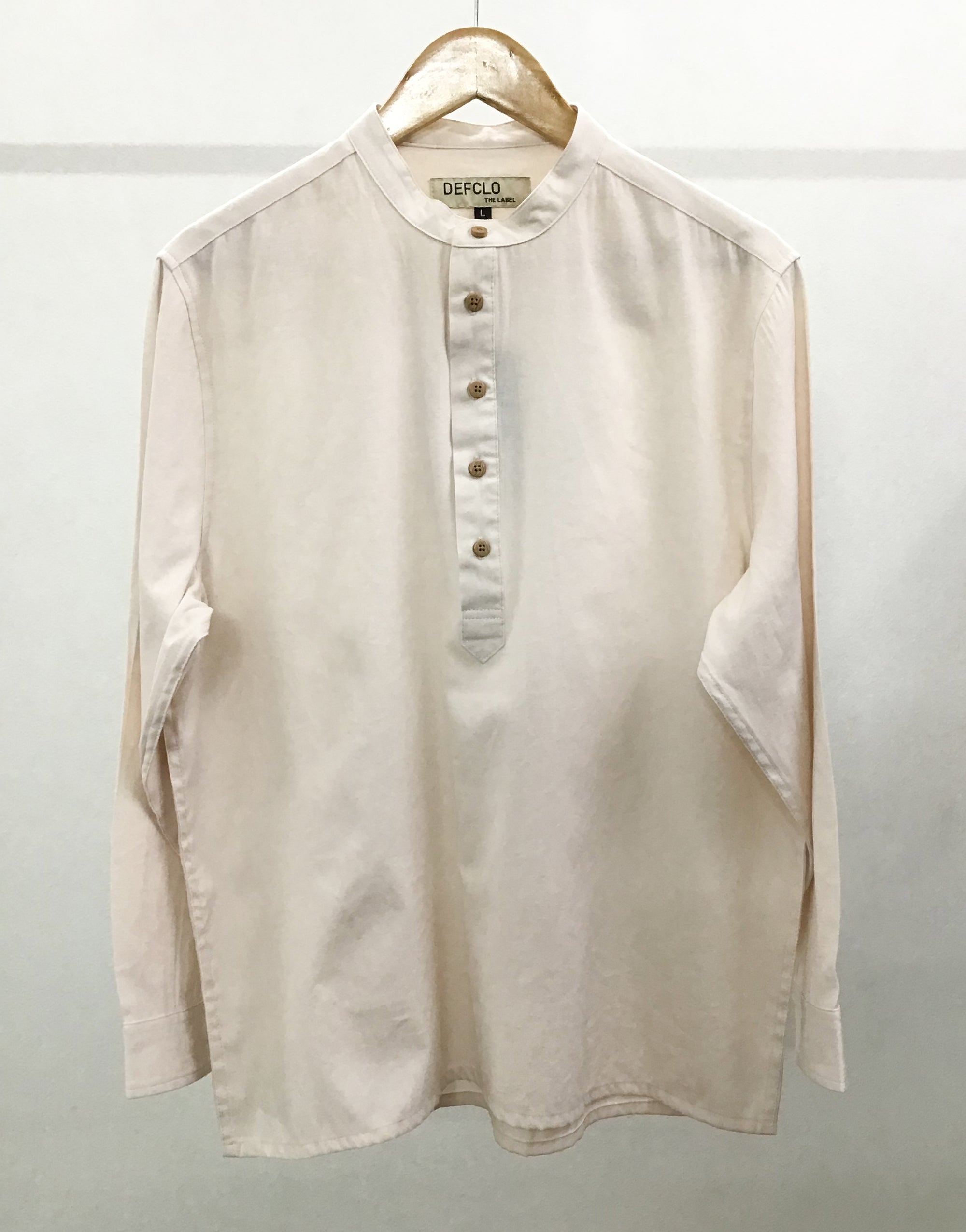 Oxford Henley - Katua - Unisex - Cream