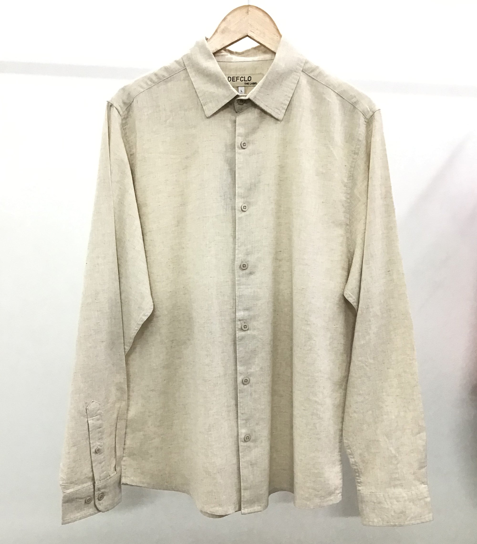 Linen Shirt for Men - Sand
