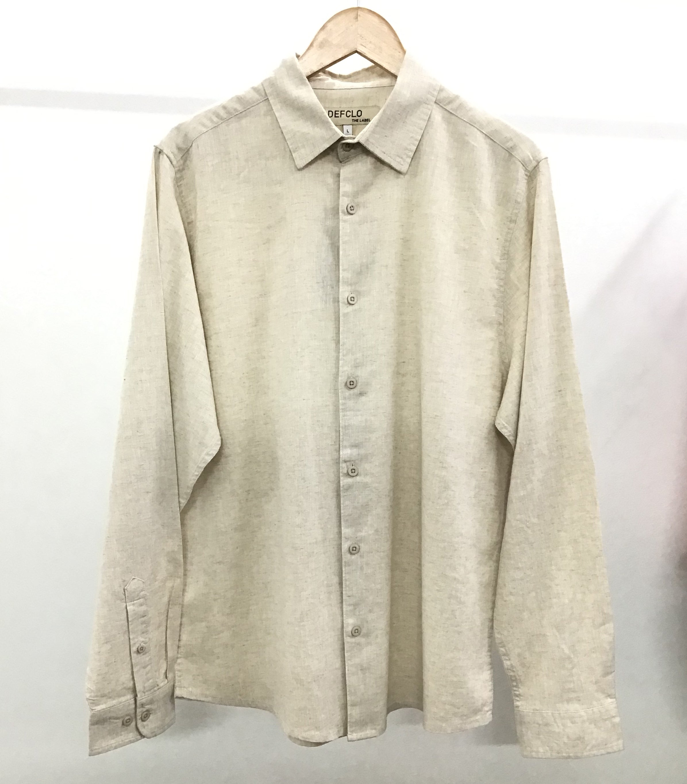 Linen Shirt for Men - Sand