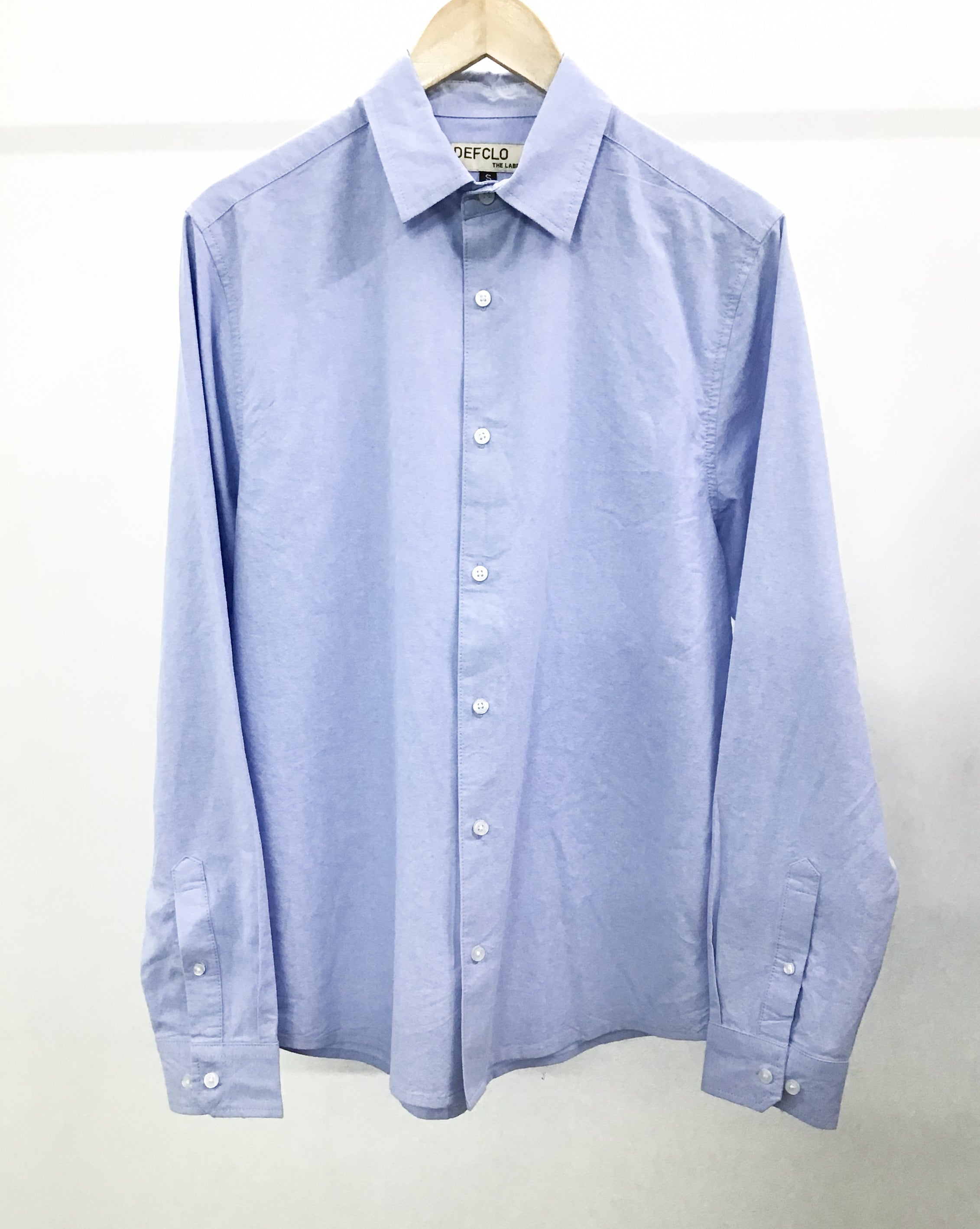 Loose Fit Oxford Shirt for Men - Sky Blue