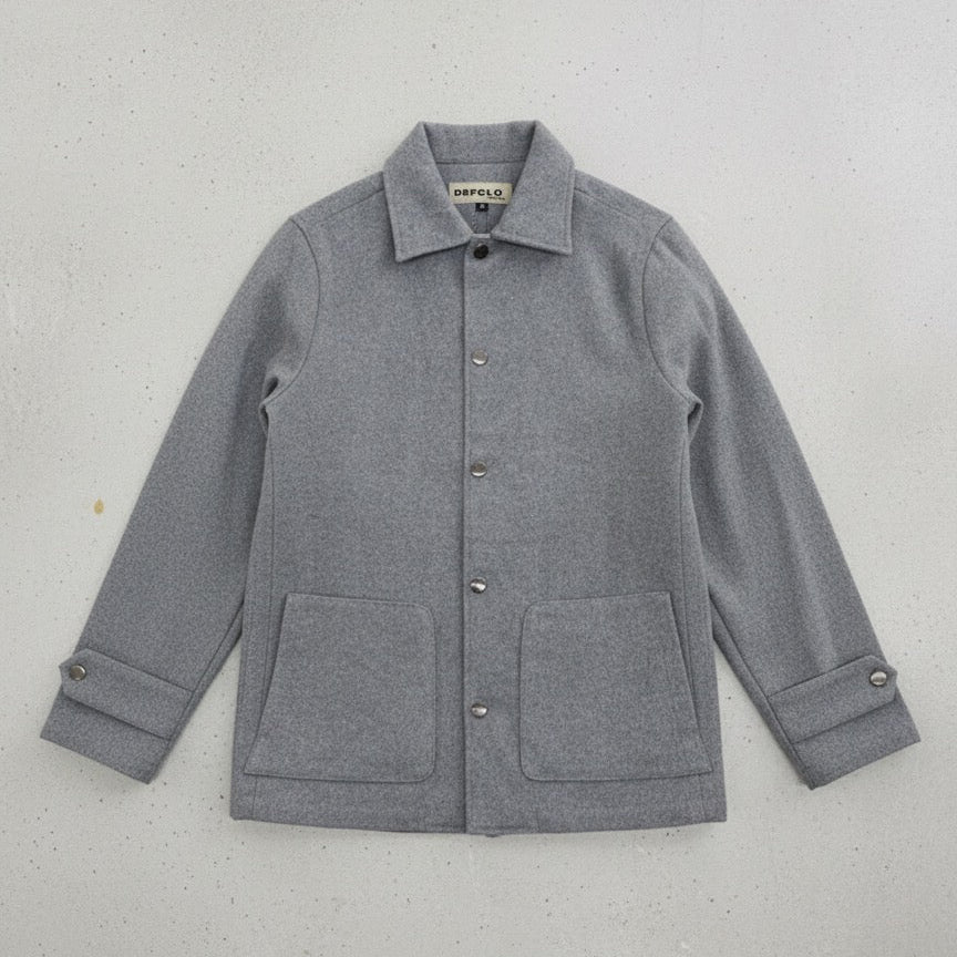 Kieran Coat Deluxe for Men - Light Grey