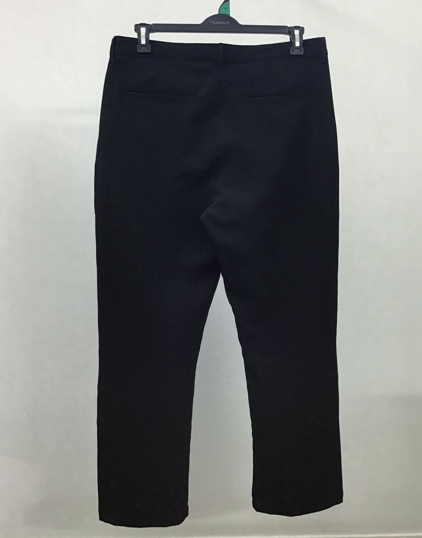 Pleated Straight Leg Pants For Men - Black - Loose Fit