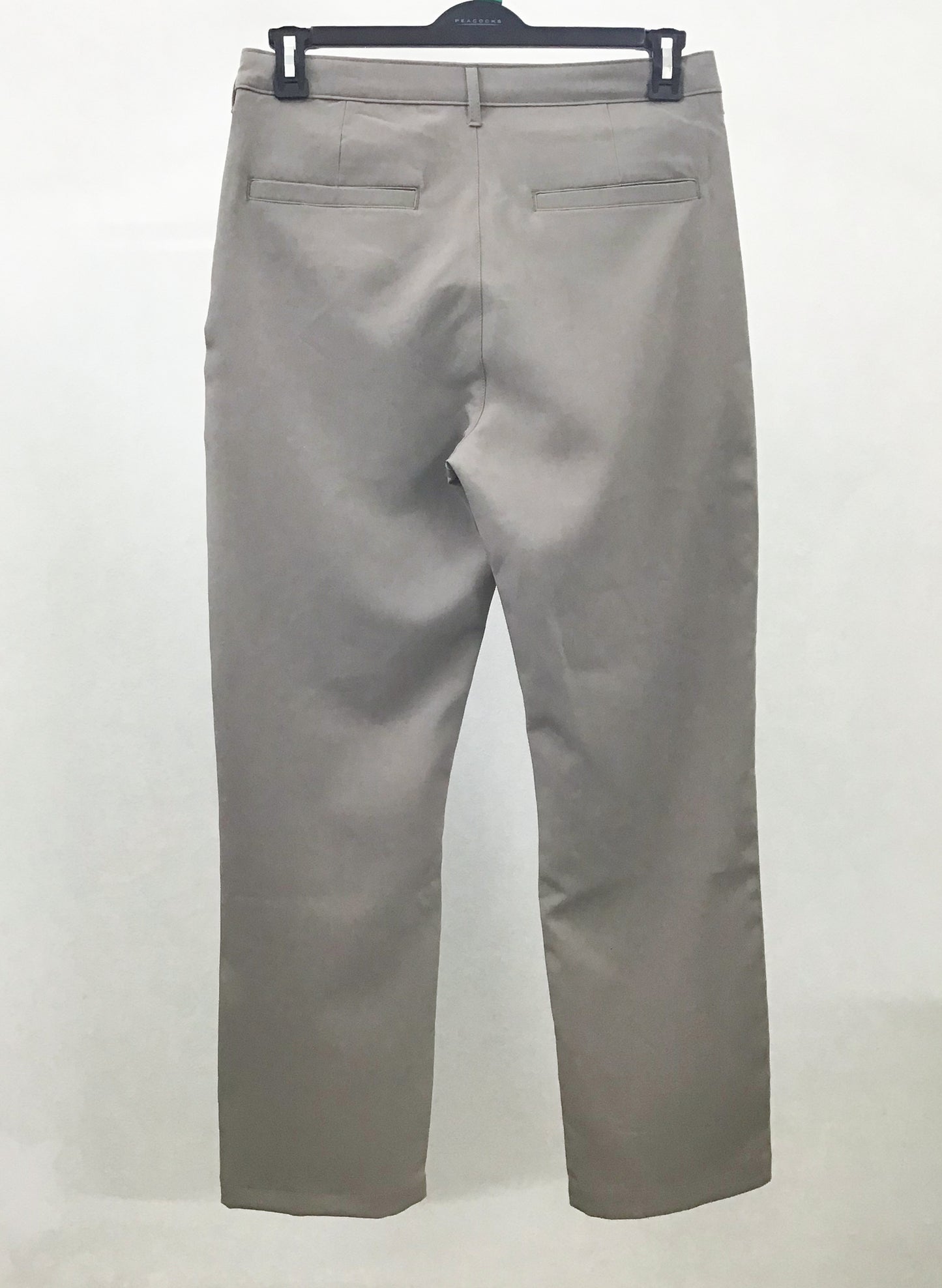 Pleated Straight Leg Pants For Men - Ash - Loose Fit