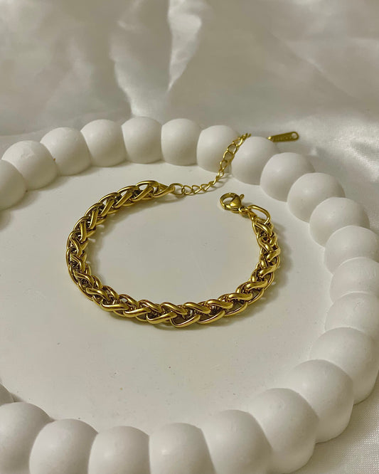 Round linked Chain Bracelet