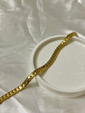 Flat Cuban Chain Bracelet