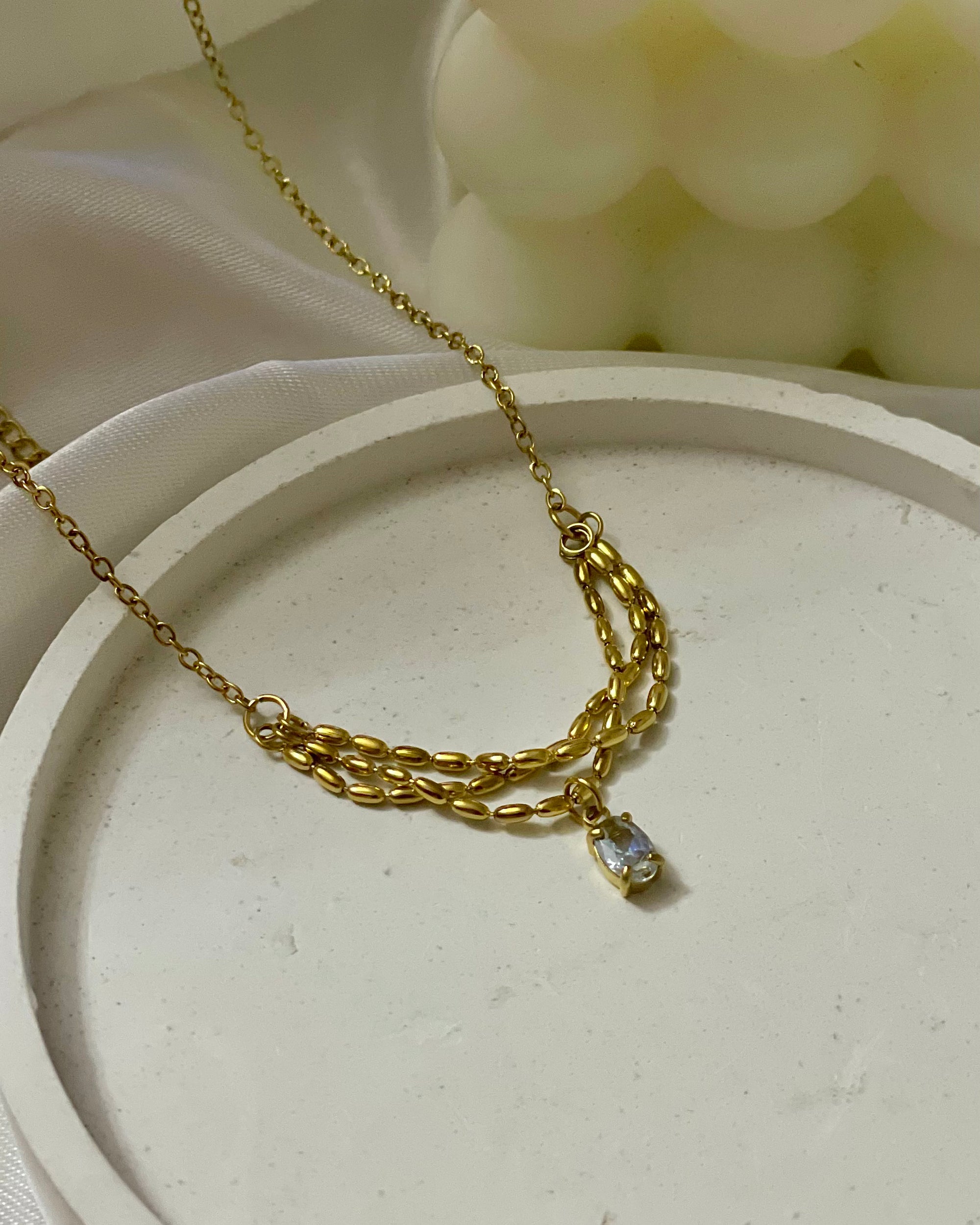 Layered Pendant Necklace