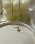 Dainty Water Drop Zircon Pendant