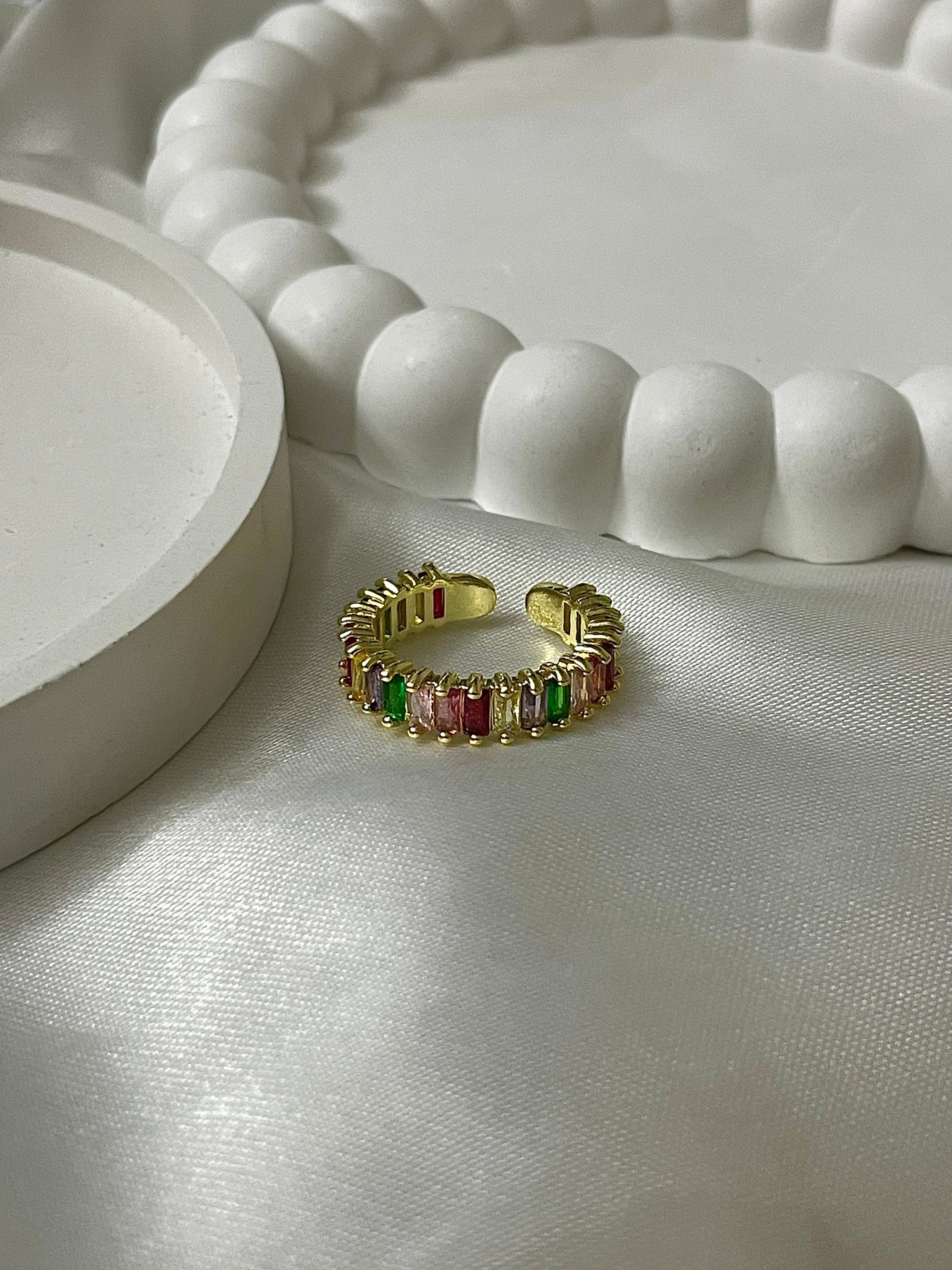 Multi- Colour Zirconia Ring