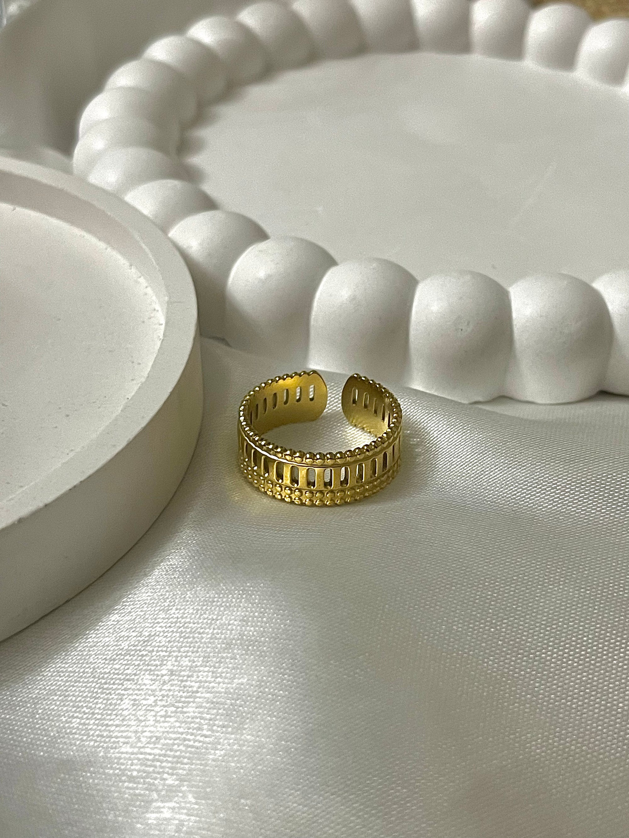 Striped Thin Ring