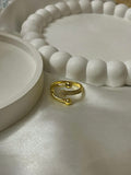 One Side Zircon Embedded