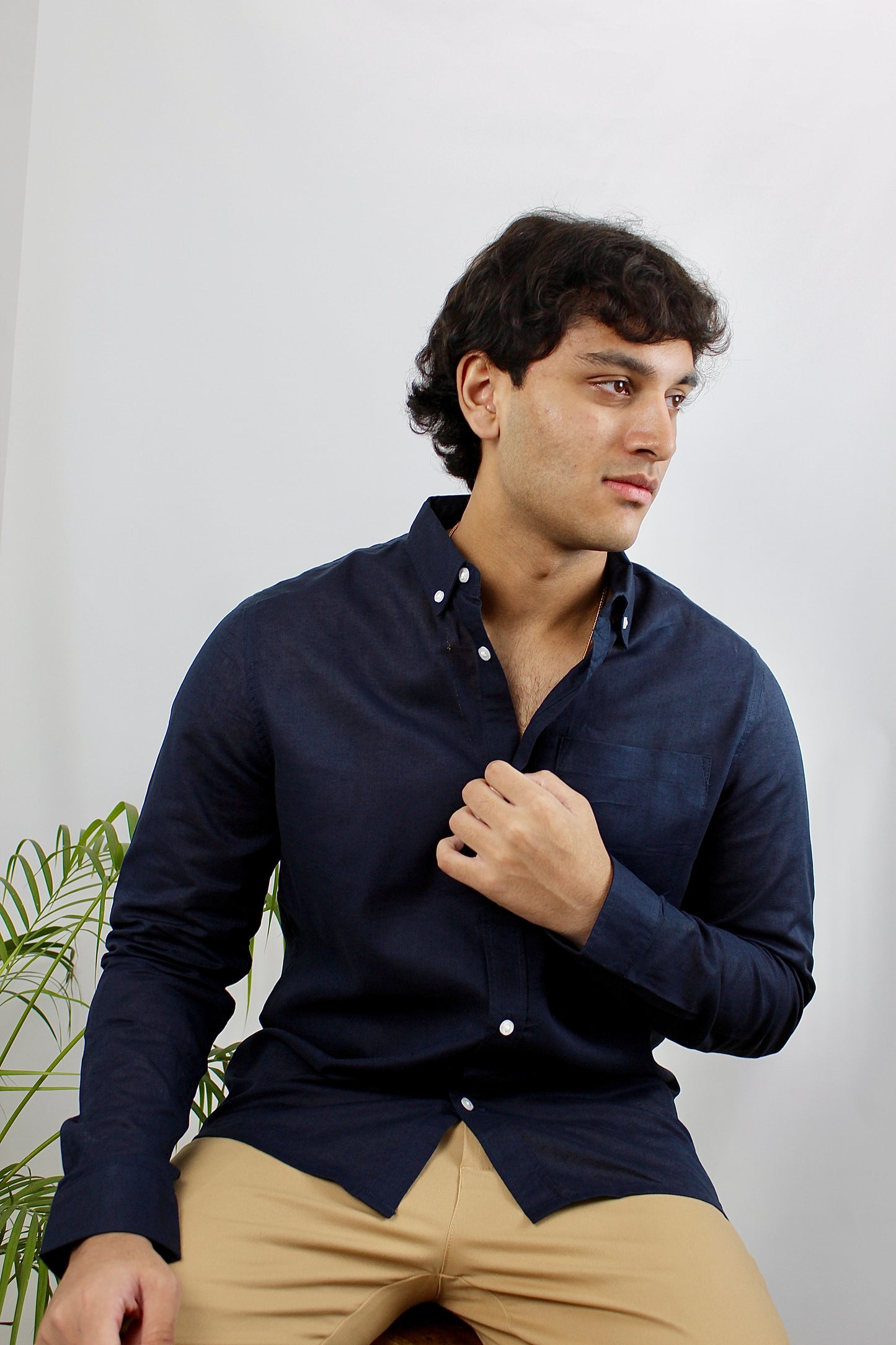 Oxford Shirt - Uninhibited - Dark Navy