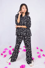 Linear Arts - Co-ord Set - Black