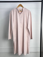 ILHAAN - Linen Panjabi | Kurta - Pink