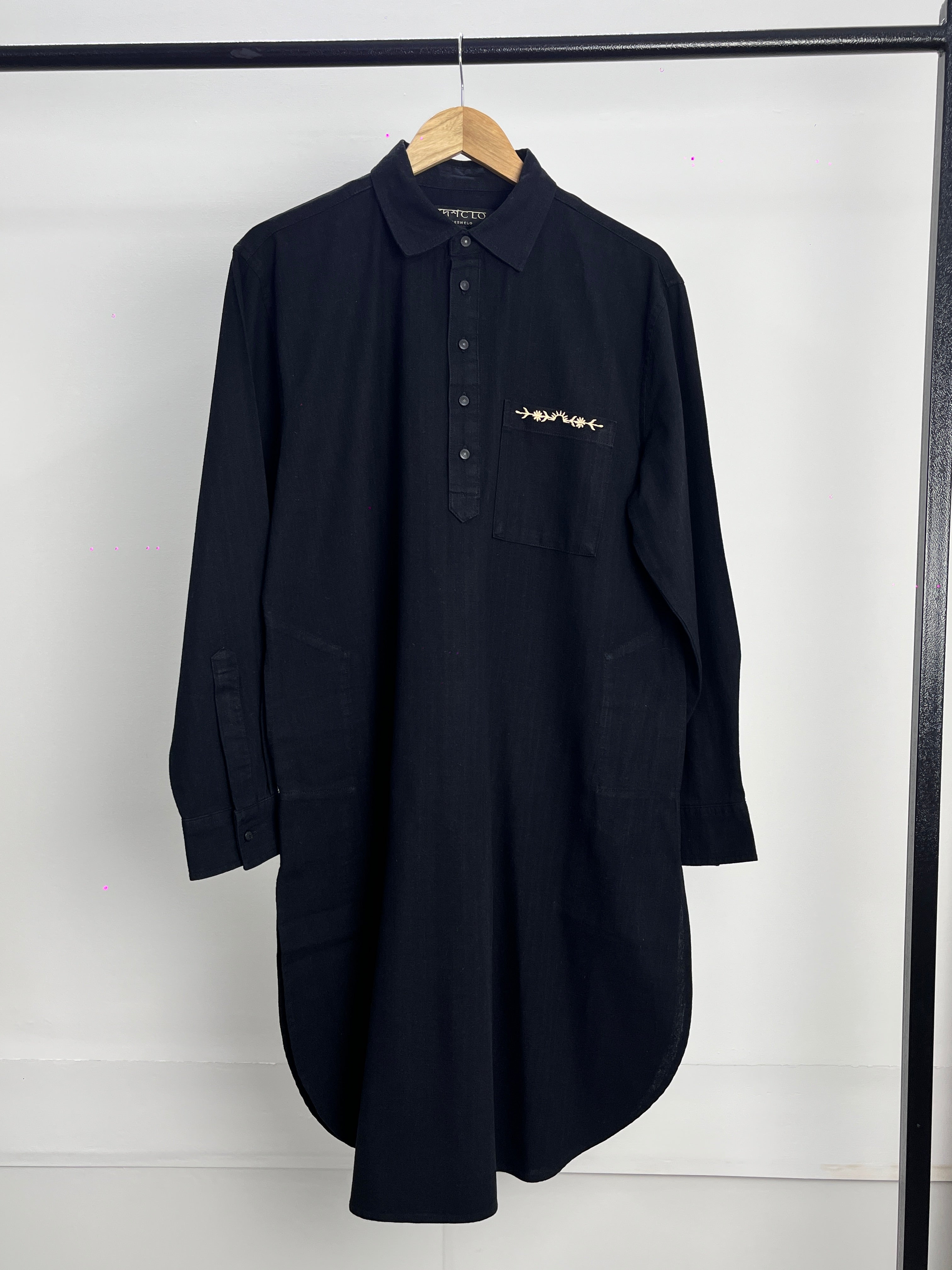 এজরান - ডার্ক অলিভ পাঞ্জাবি 