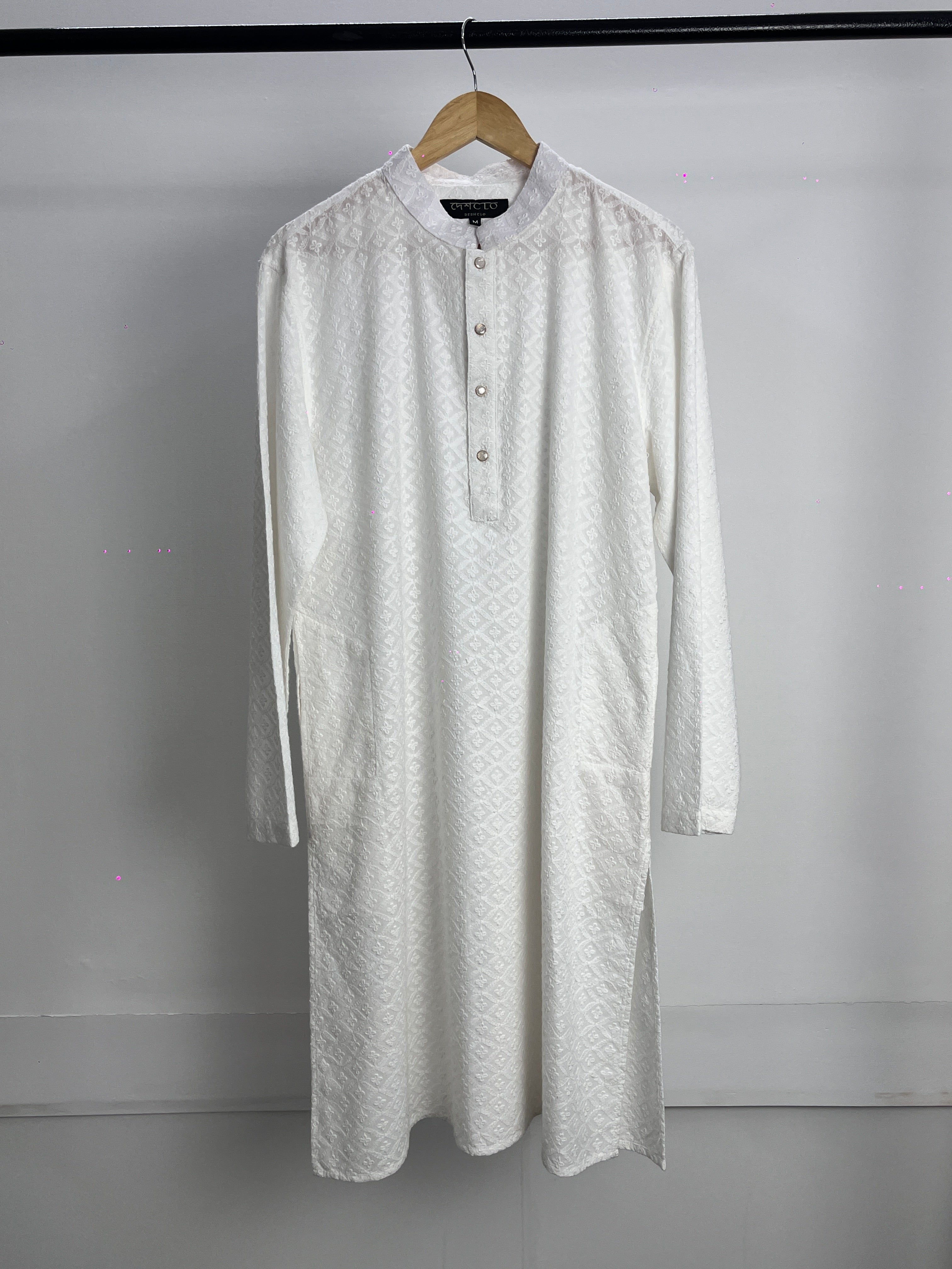 এজরান - ডার্ক অলিভ পাঞ্জাবি 