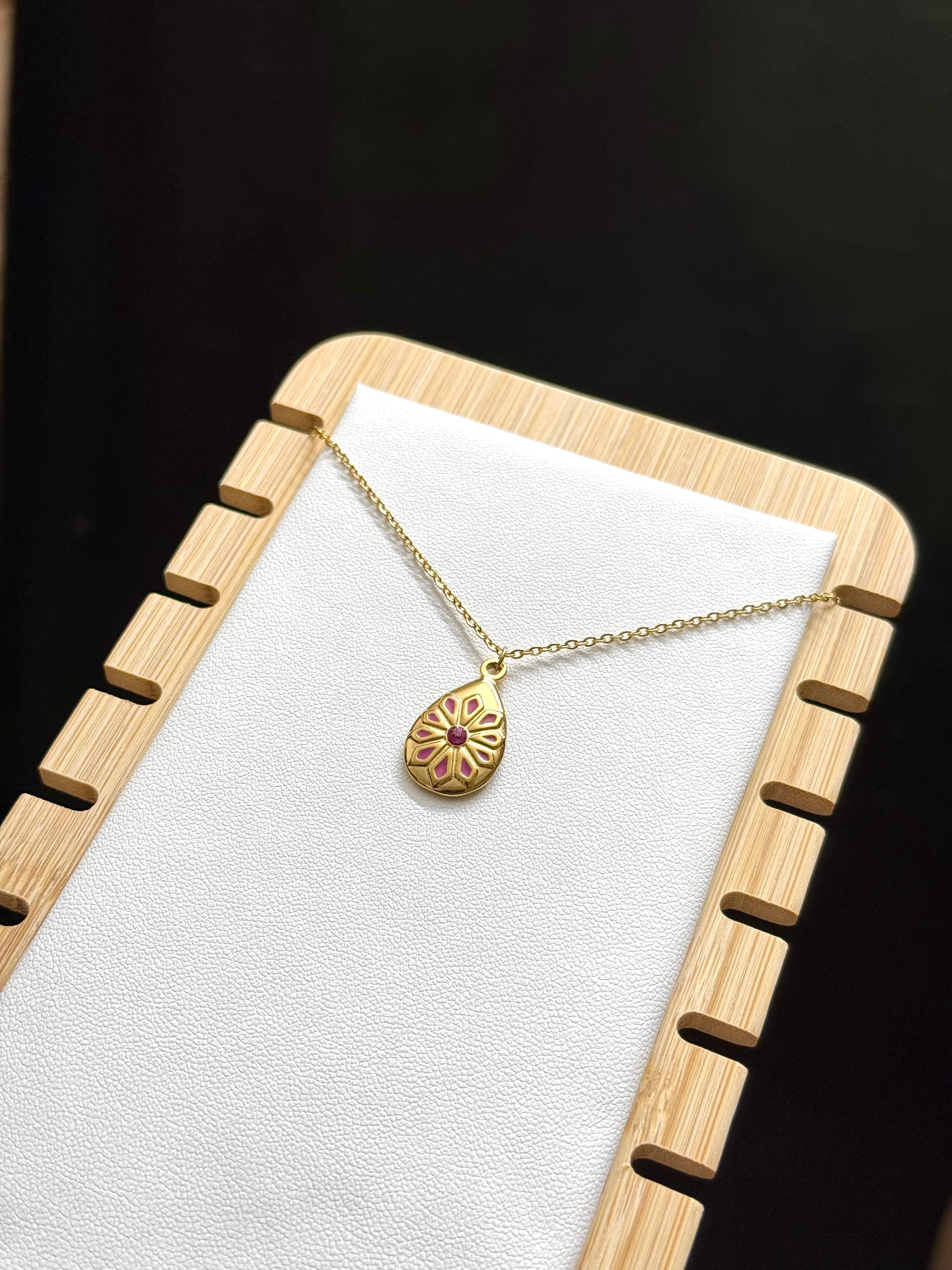 Blush Drop Pendant
