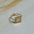 Square Frame Ring