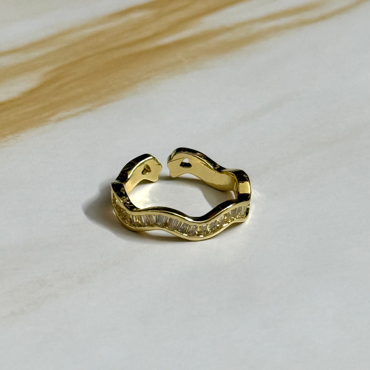 Wavy Eternity Ring