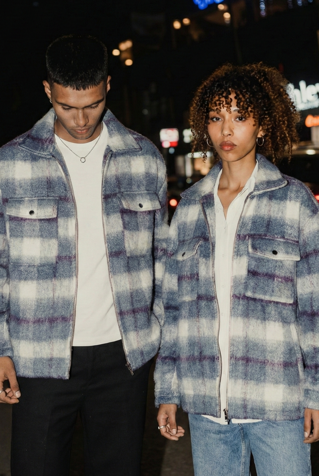 Oslo - Soft Brushed Jacket - Unisex- Blue