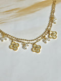 Pearl Clover Bracelet