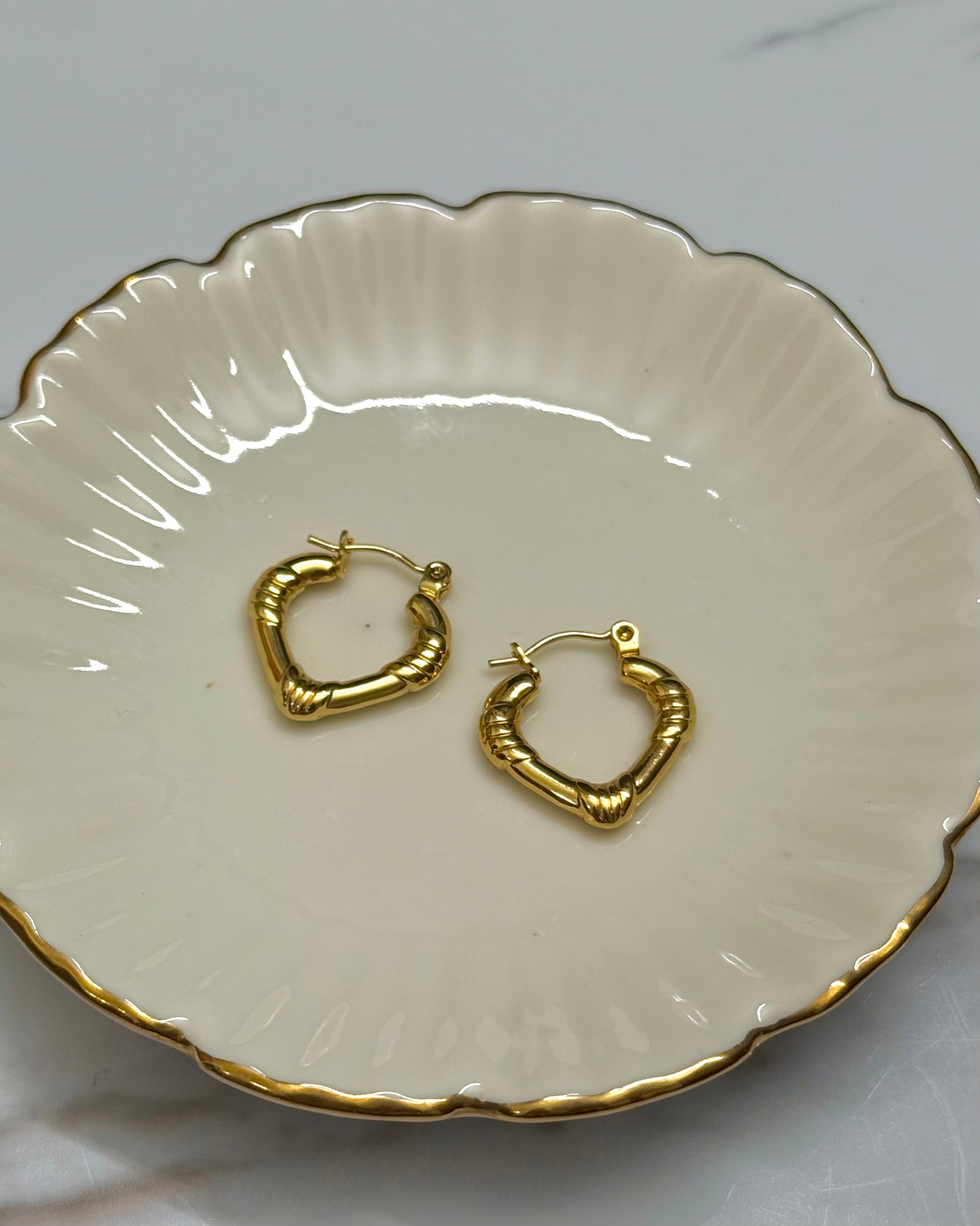 Geo Hoop Earring