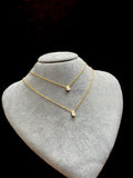 Crystal Duo Necklace