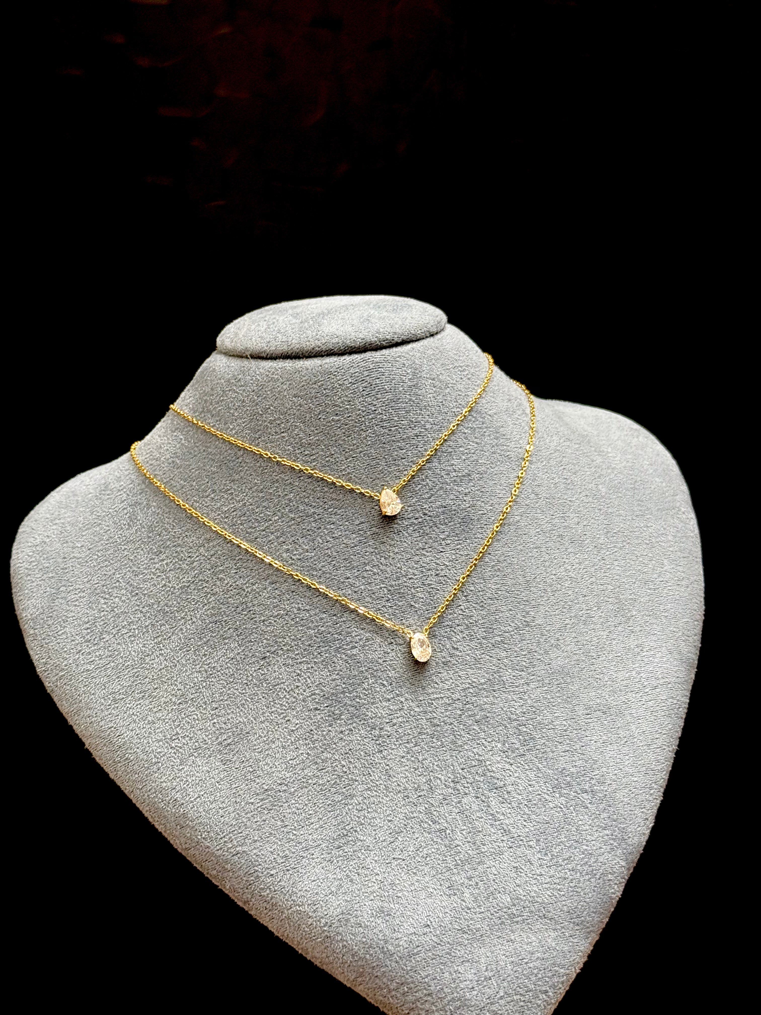 Crystal Duo Necklace
